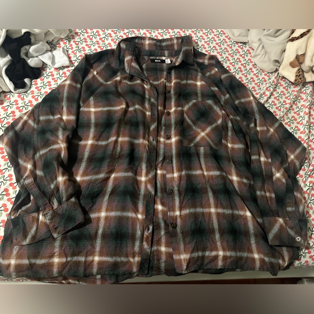 BDG Multicolor Plaid Shirt